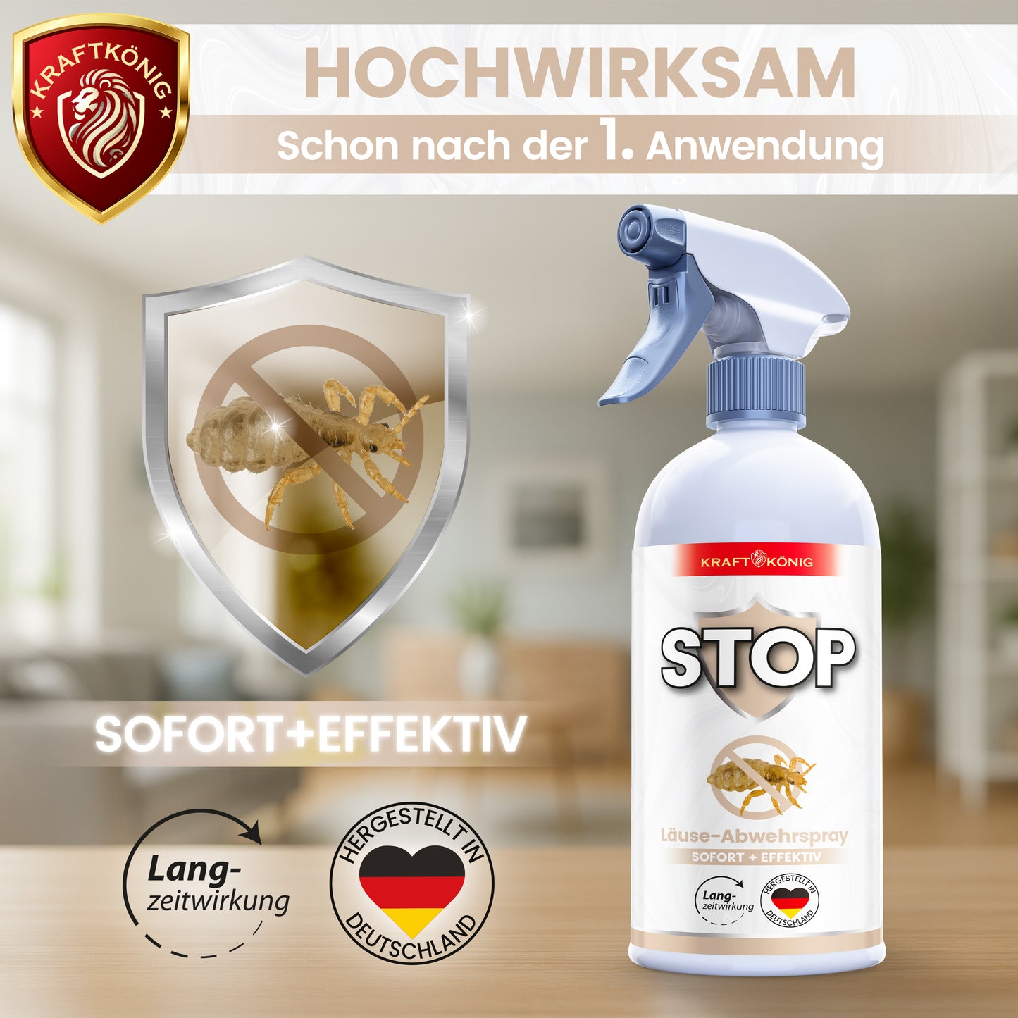 Läusespray – 500ml