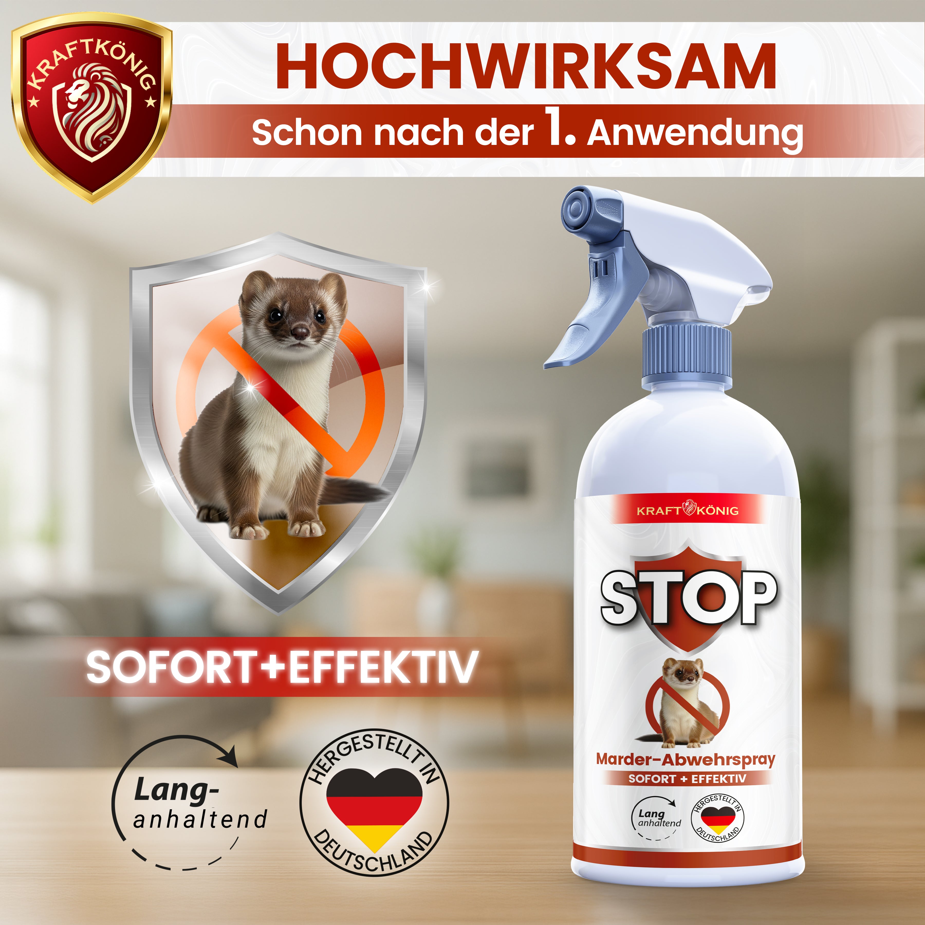 KRAFTKÖNIG Premium Marderspray – 500ml
