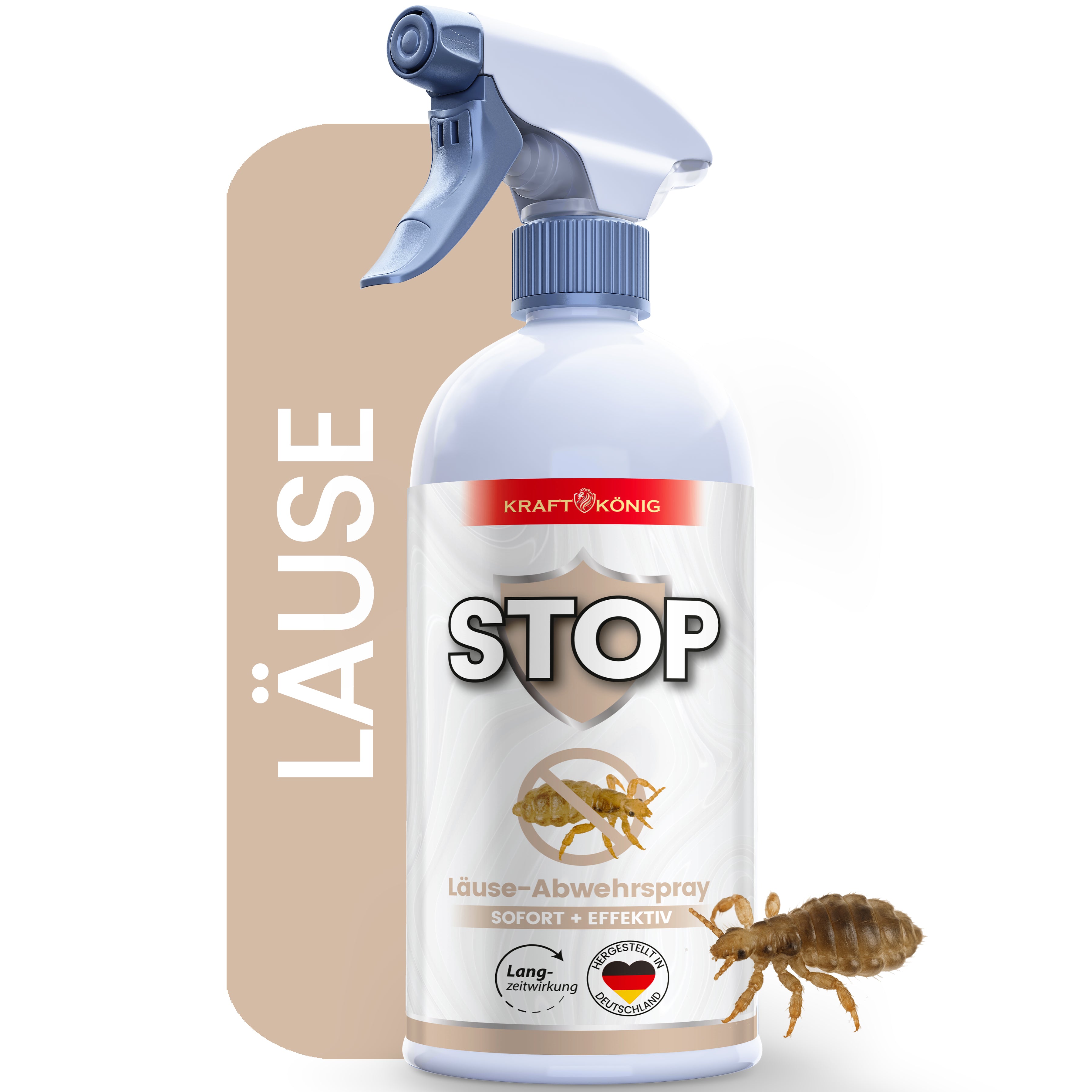 KRAFTKÖNIG Premium Läusespray – 500ml