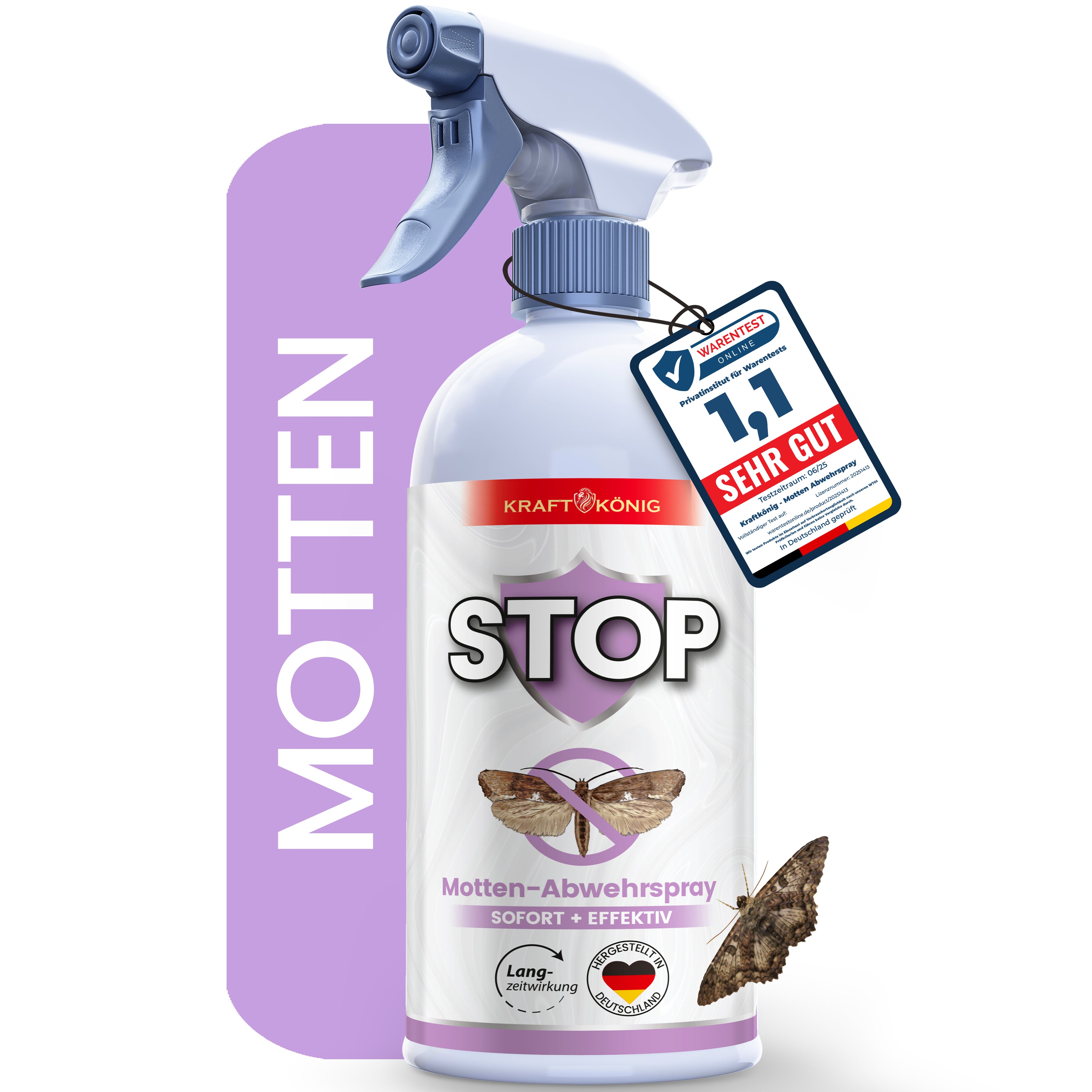 KRAFTKÖNIG Premium Mottenspray – 500ml